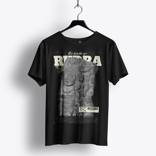 The World of Rudra Heritage Oversized T-Shirt | Organic Cotton Streetwear