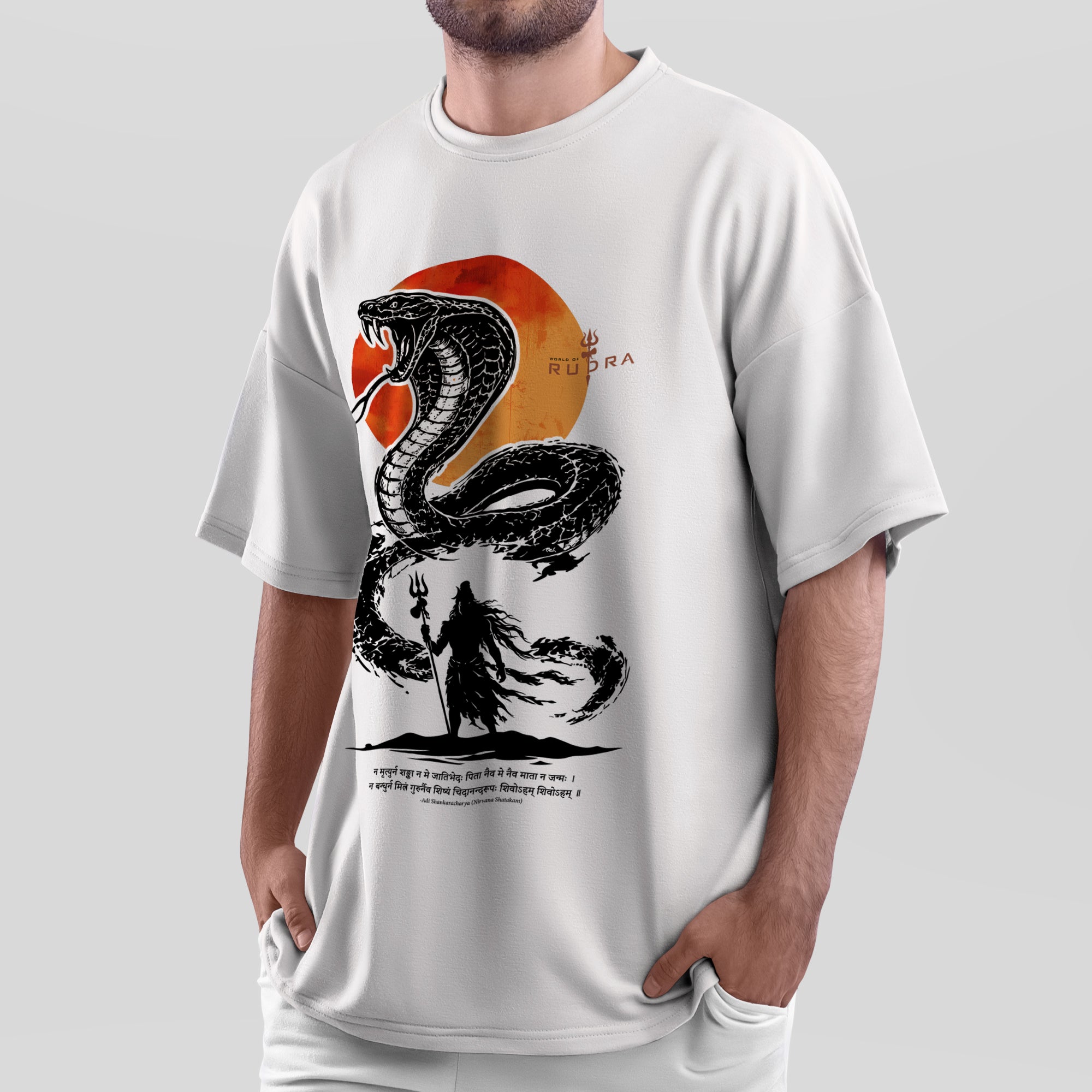 Rudra Naga Oversized T-Shirt | 100% Organic Cotton Streetwear