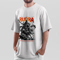 Rudra The Eternal Warrior Oversized T-Shirt | Organic Cotton Streetwear