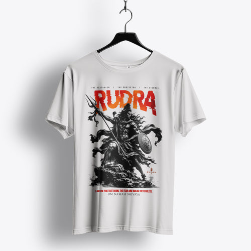 Rudra The Eternal Warrior Oversized T-Shirt | Organic Cotton Streetwear
